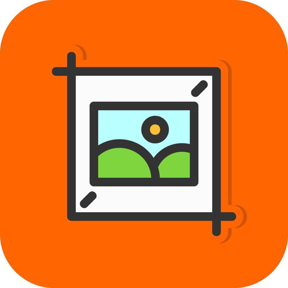 Crop Vector Icon Design