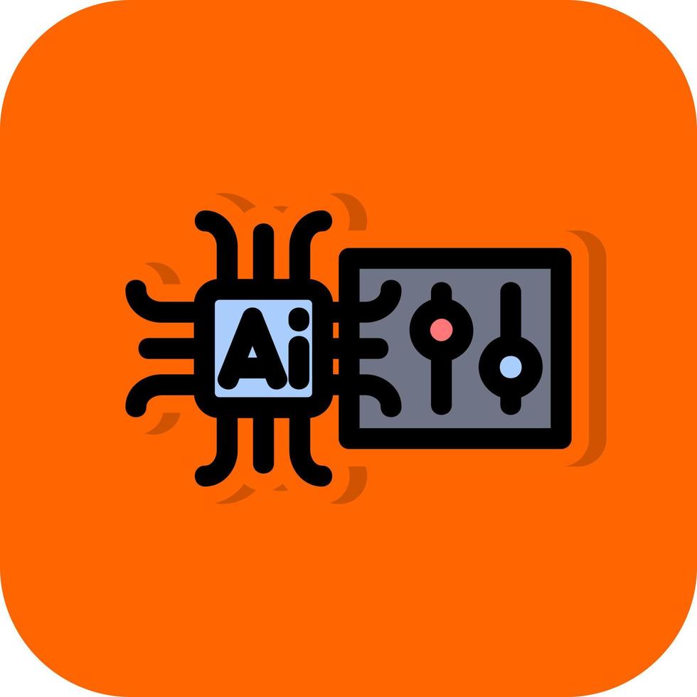 Intelligent Control Vector Icon Design