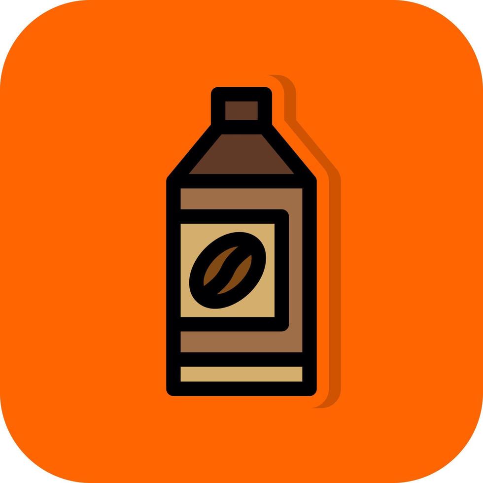 Coffee Syrup Vector Icon Design