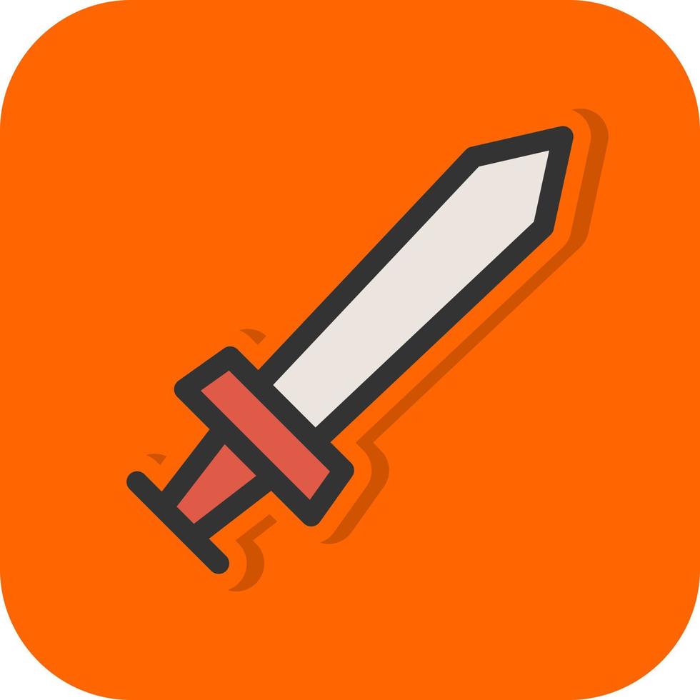 Game Sword Vector Icon Design