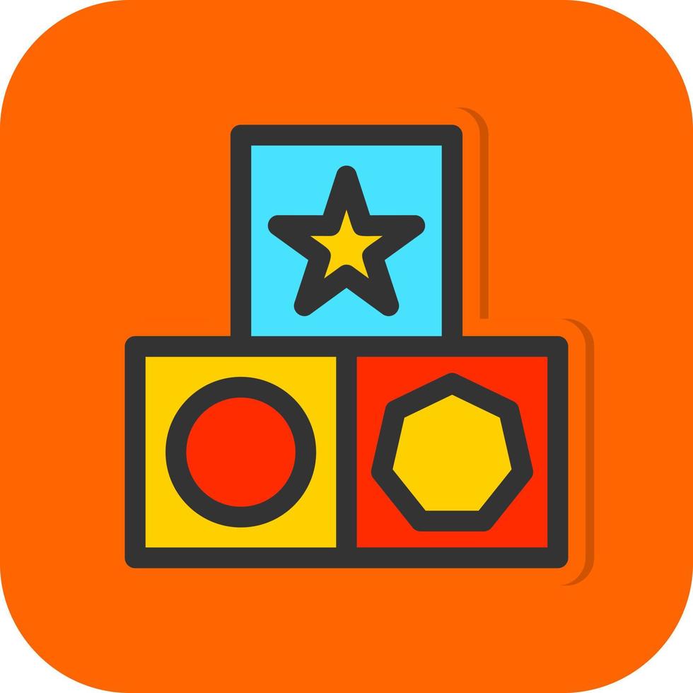 Blocks Vector Icon Design