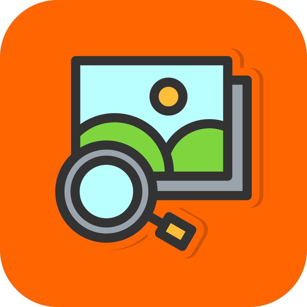 Search Image Vector Icon Design