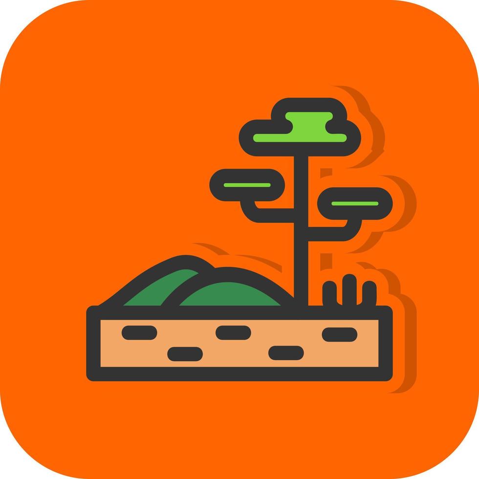 Savannah Vector Icon Design