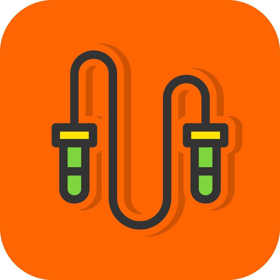 Jumping Rope Vector Icon Design
