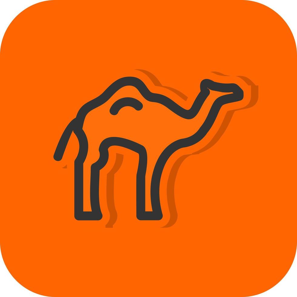 Camel Vector Icon Design