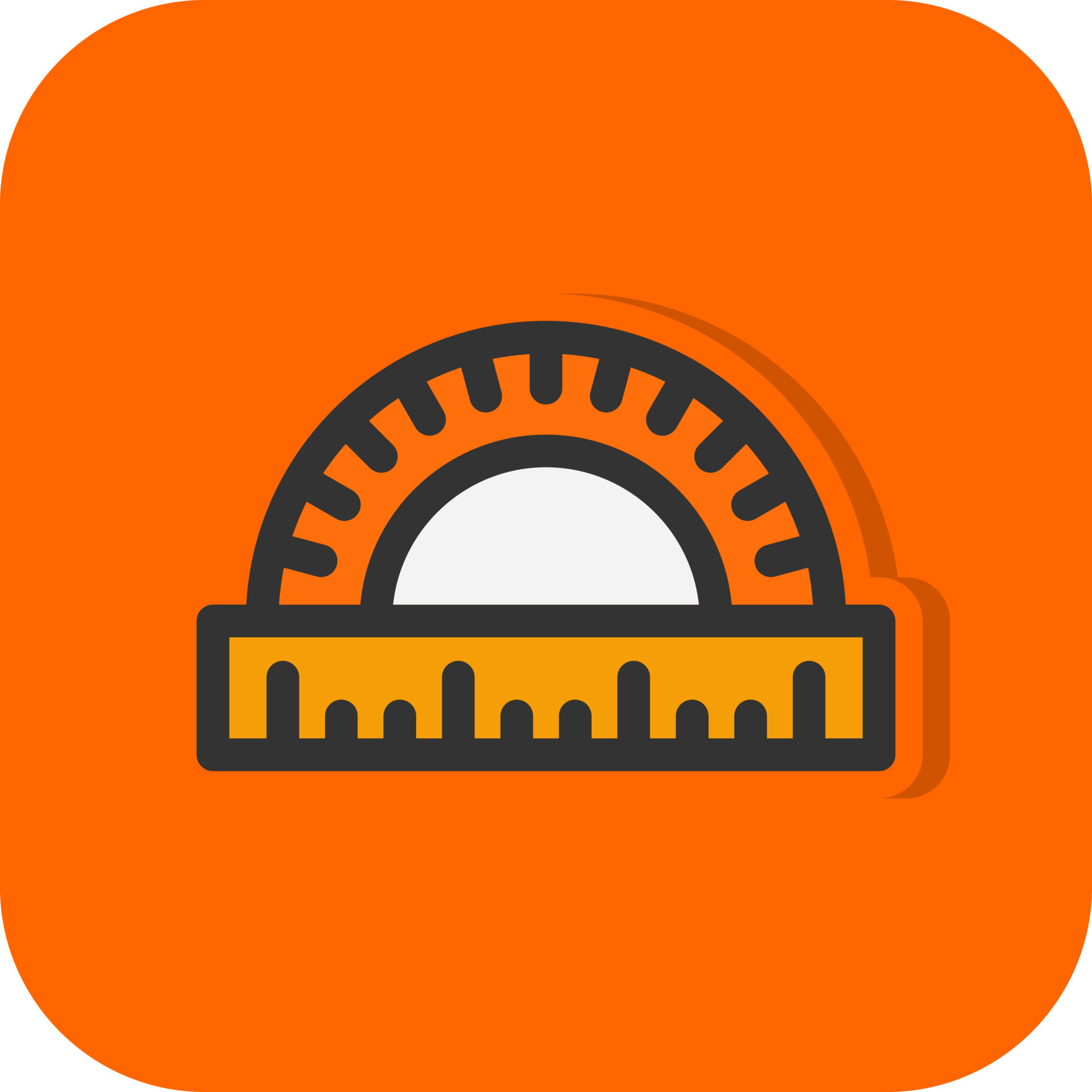 Protractor Vector Icon Design 20108331 Vector Art at Vecteezy