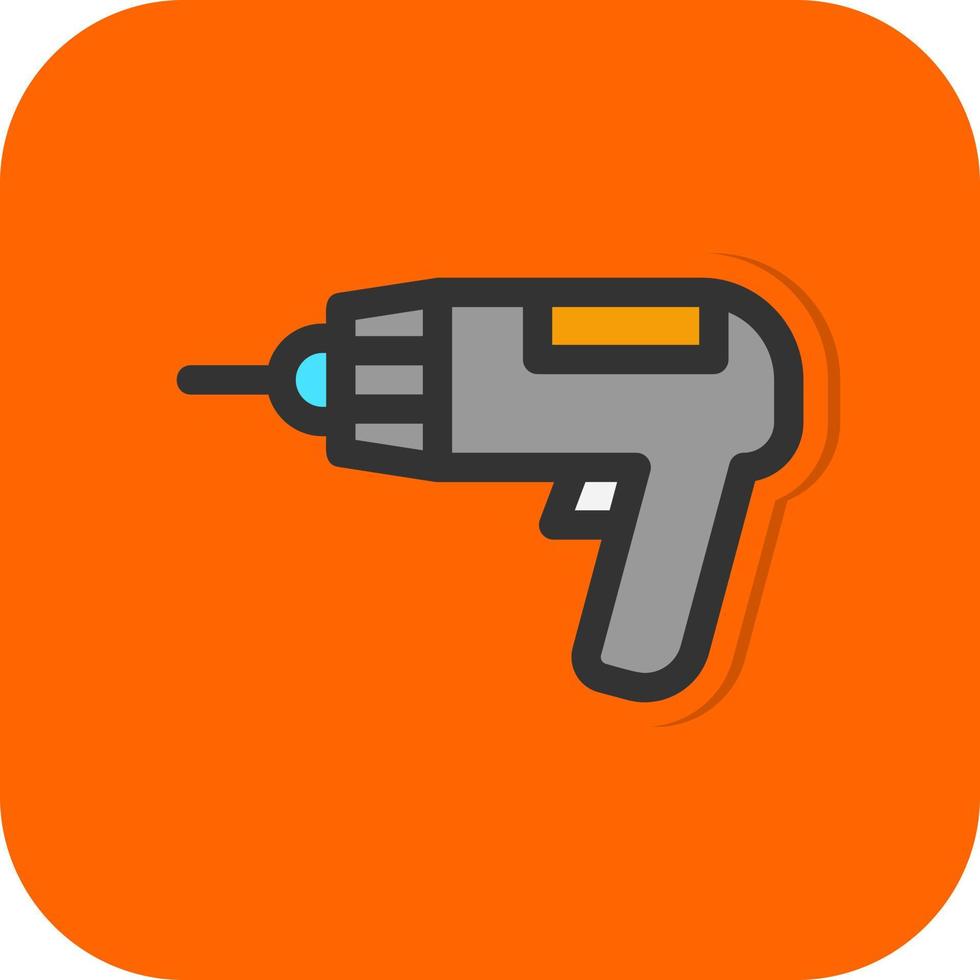 Drilling Machine Vector Icon Design