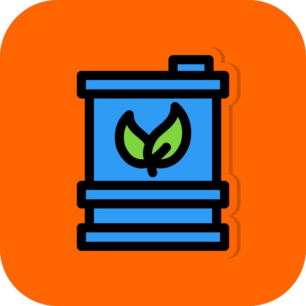 Biofuel Barrell Vector Icon Design