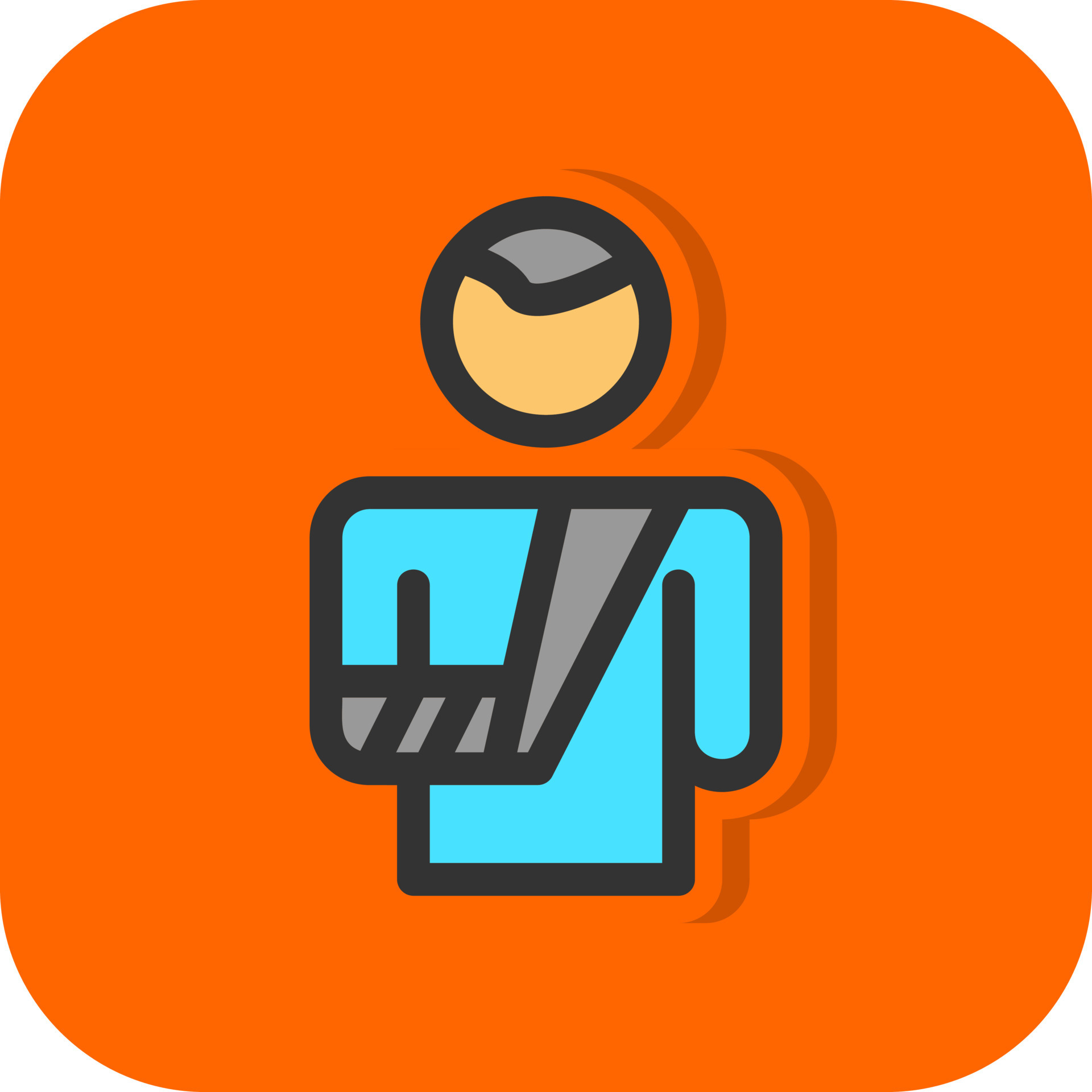 Broken Arm Vector Icon Design 20108369 Vector Art at Vecteezy