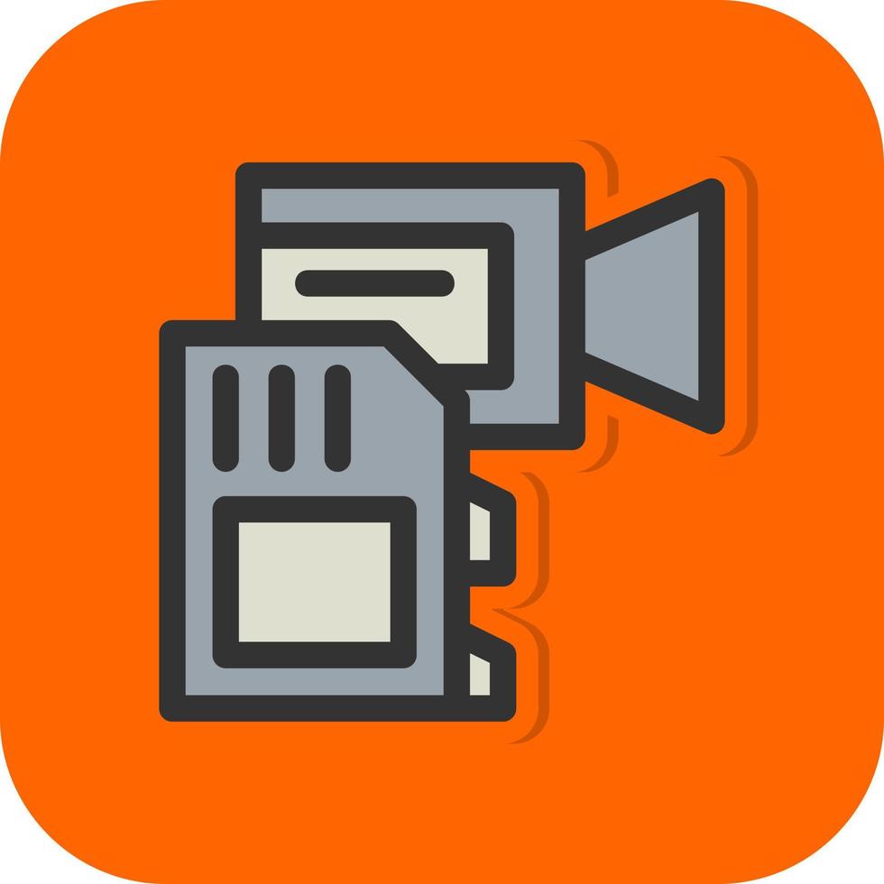 Camera Drive Vector Icon Design