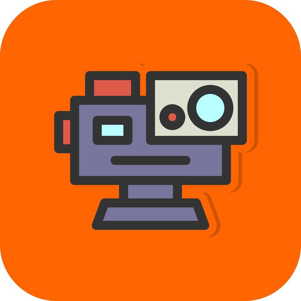 Action Camera Vector Icon Design