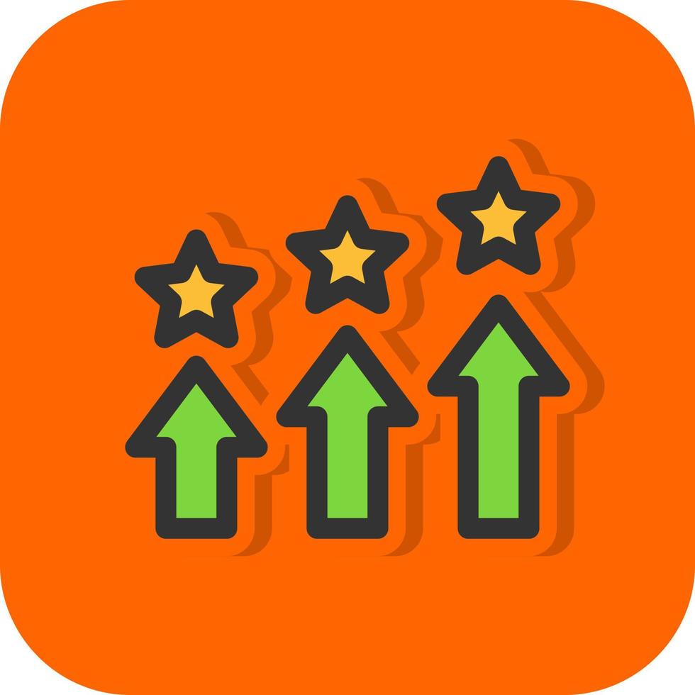 Level Up Vector Icon Design