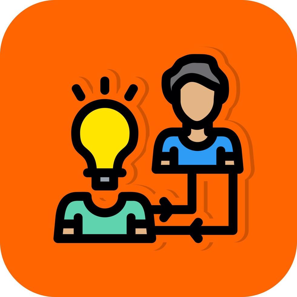 Exchange Ideas Vector Icon Design