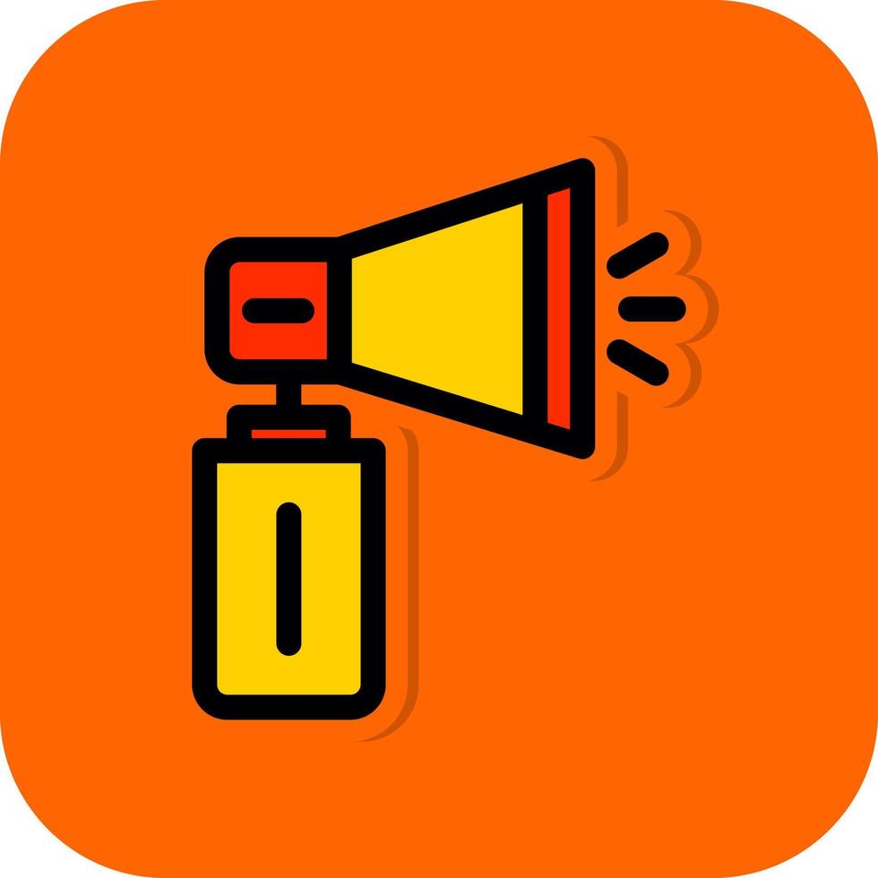 Air Horn Vector Icon Design