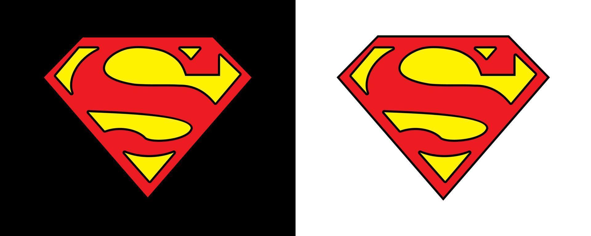 superman logo vector free download