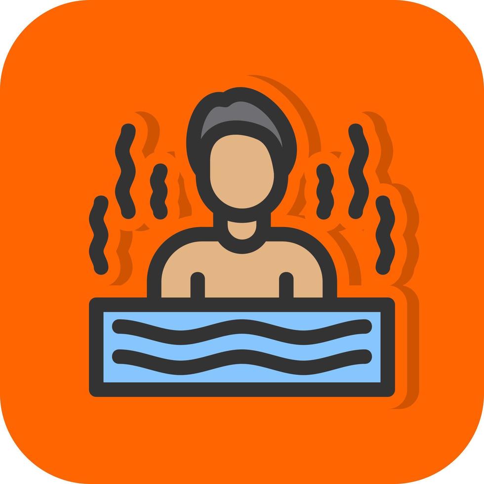 diseño de icono de vector de sauna