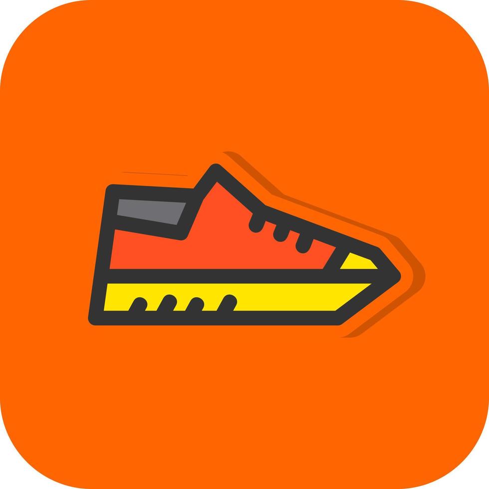 diseño de icono de vector de zapatos de gimnasio