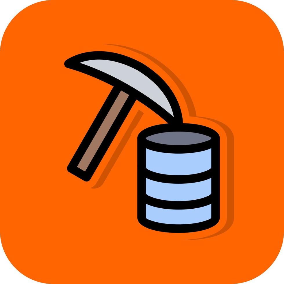 Data Mining Vector Icon Design