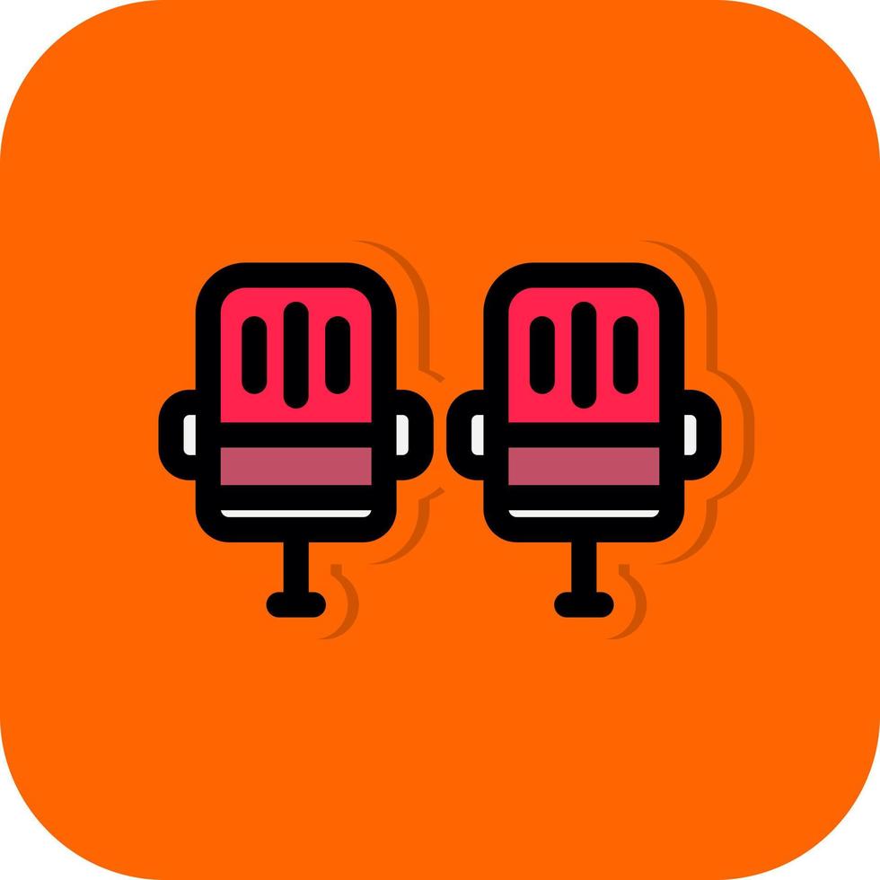 Seating Vector Icon Design