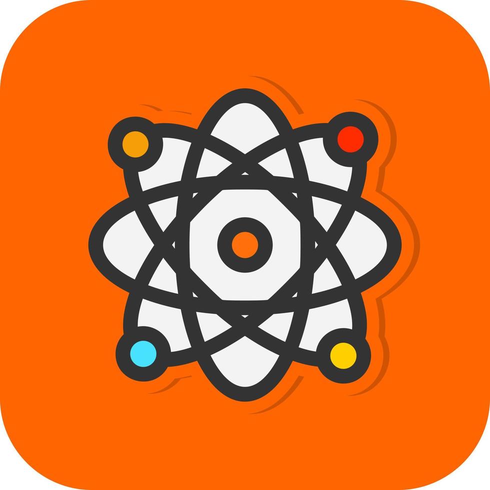 Atoms Vector Icon Design