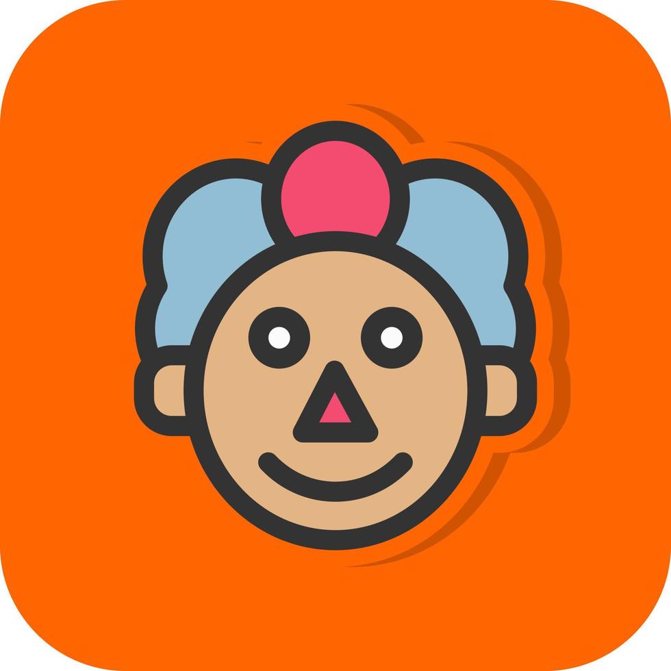 Clown Vector Icon Design