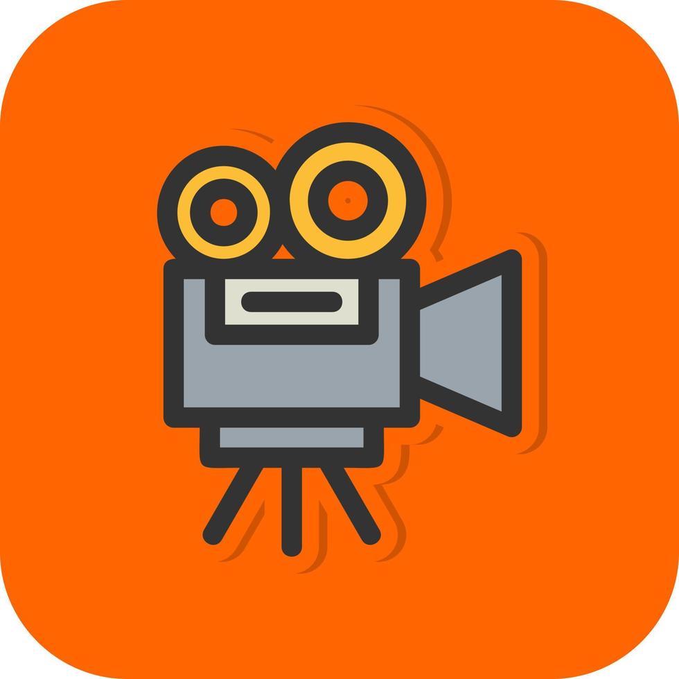 Film Camera Vector Icon Design