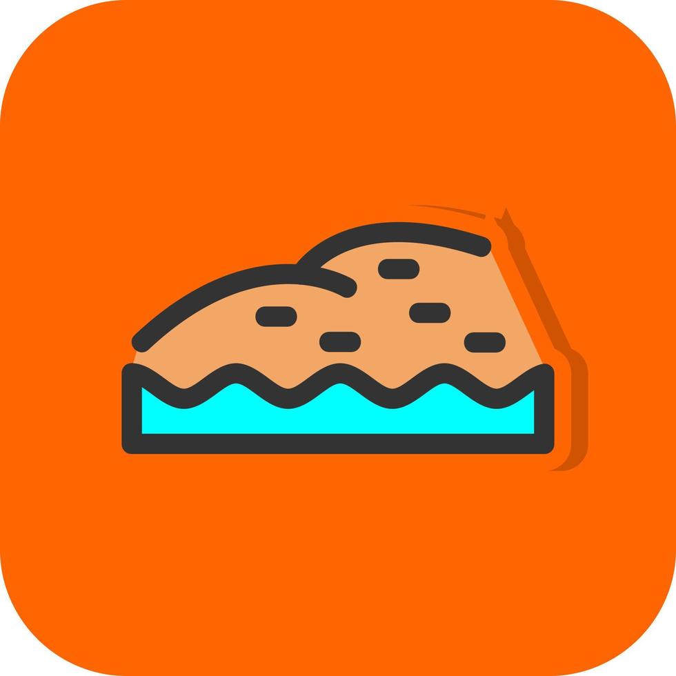 Shore Landscape Vector Icon Design