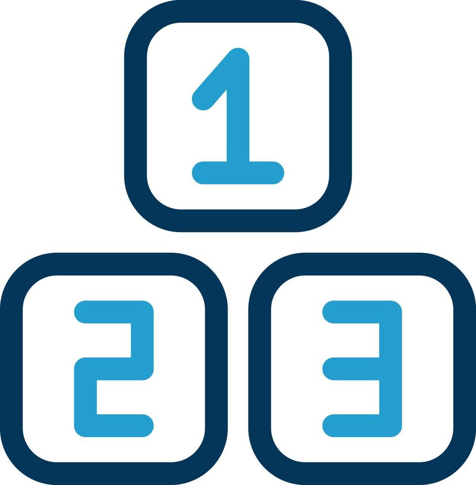 Blocks Vector Icon Design