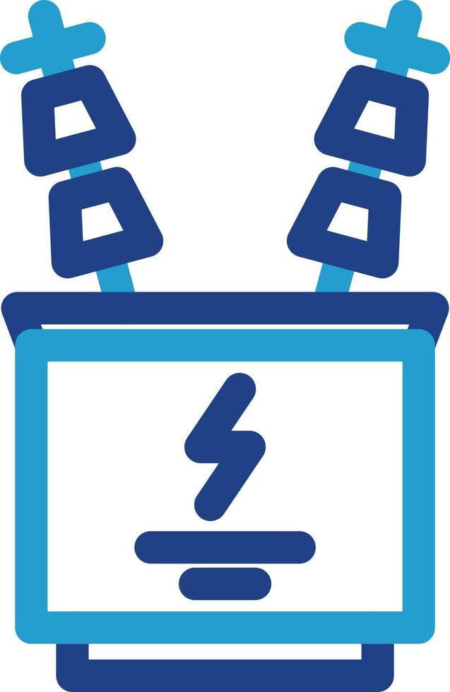 Power Transformer Vector Icon Design