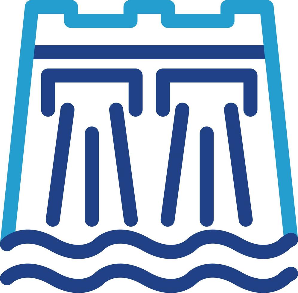 Dam Vector Icon Design