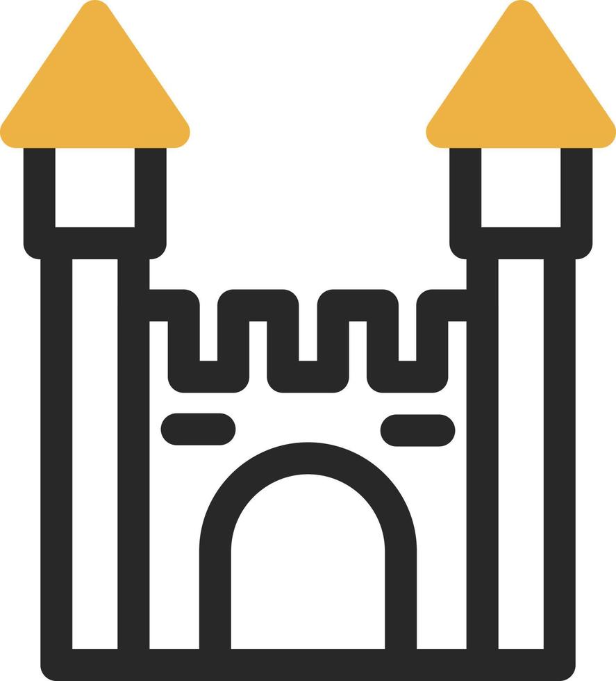Bouncy Castle Vector Icon Design