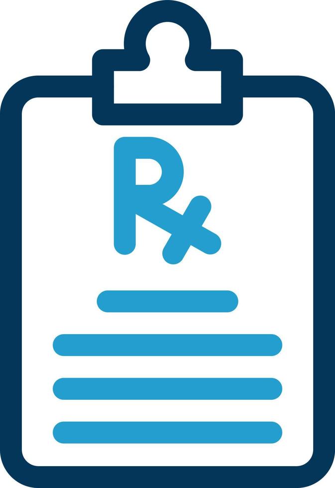 Prescription Vector Icon Design