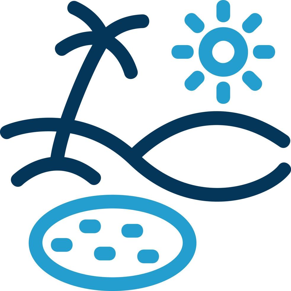 Oasis Vector Icon Design