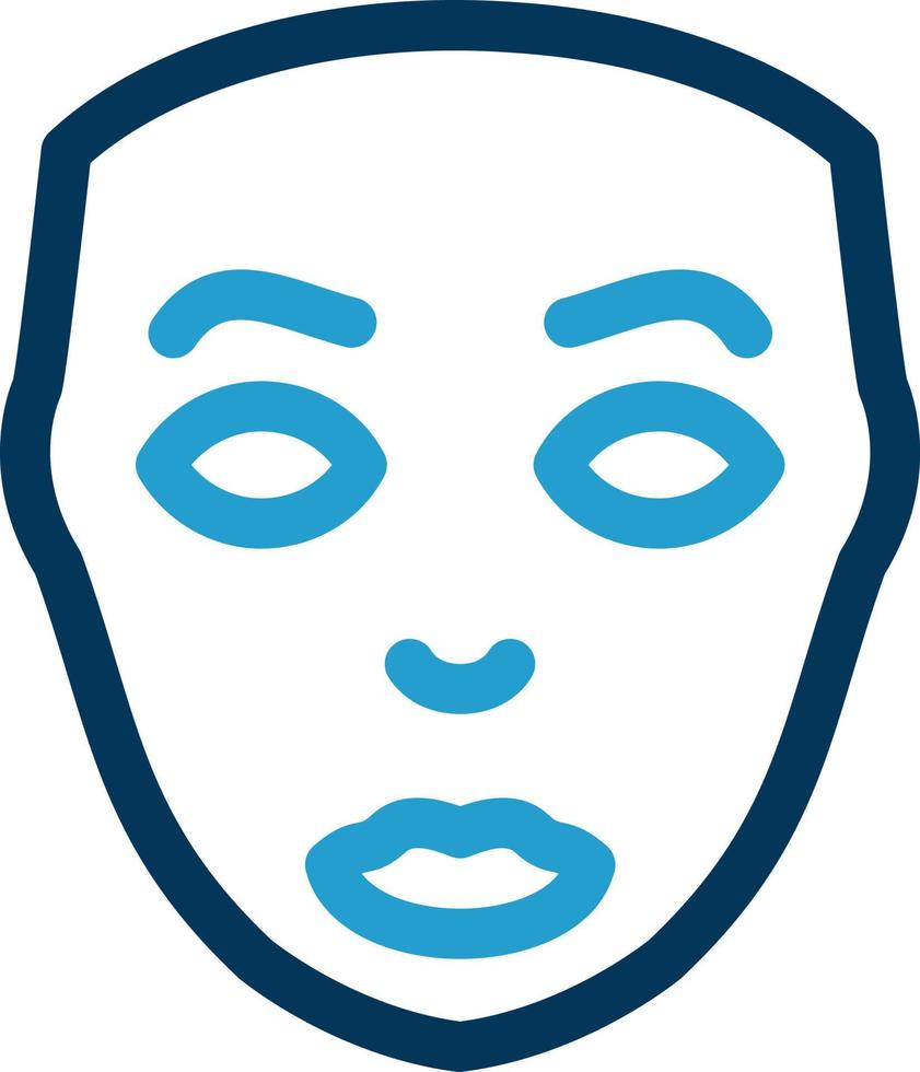 Facial Plastic Surgery Vector Icon Design