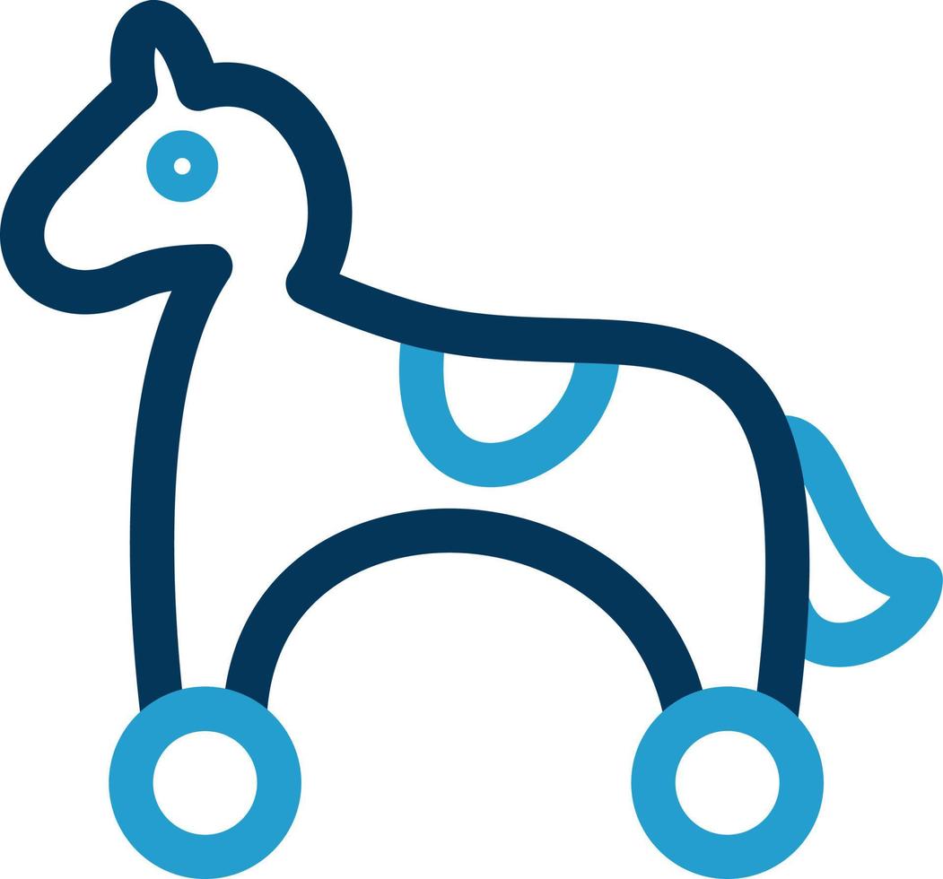 Toy Horse Vector Icon Design