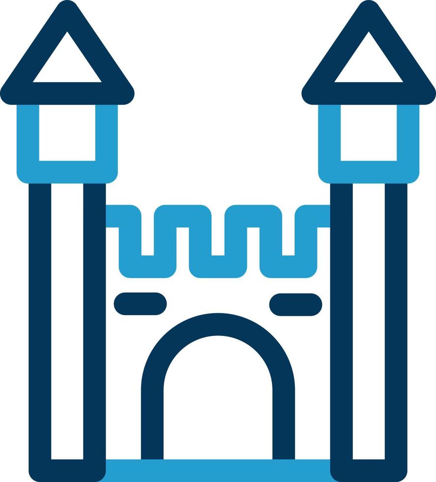 Bouncy Castle Vector Icon Design