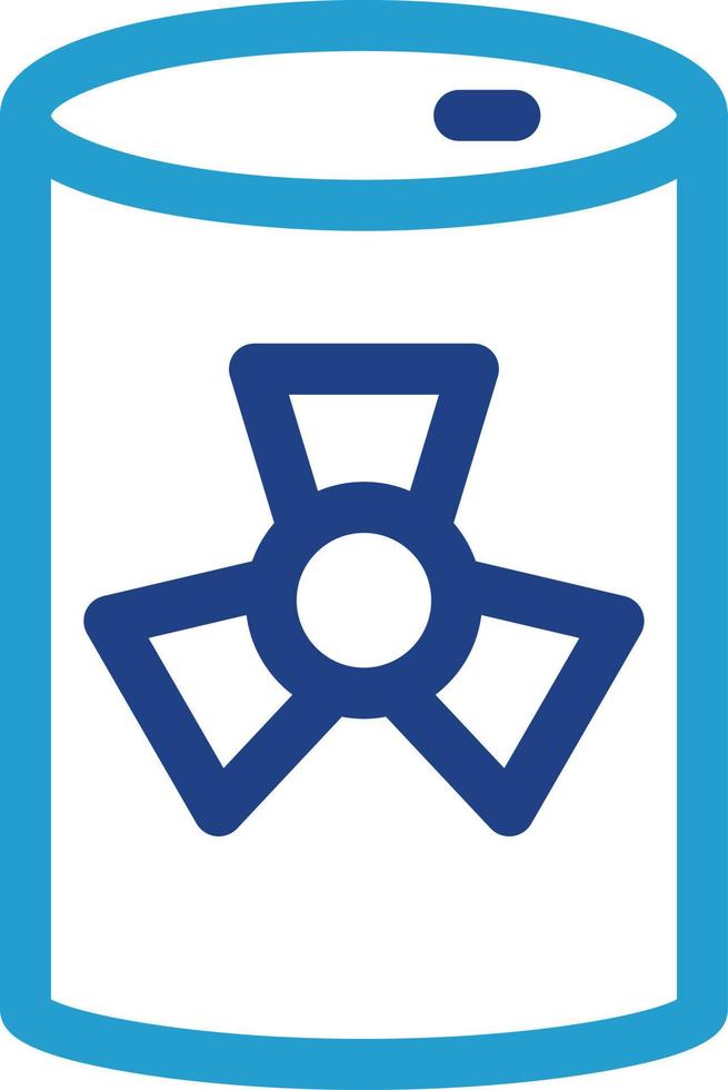 Nuclaer Tank Vector Icon Design