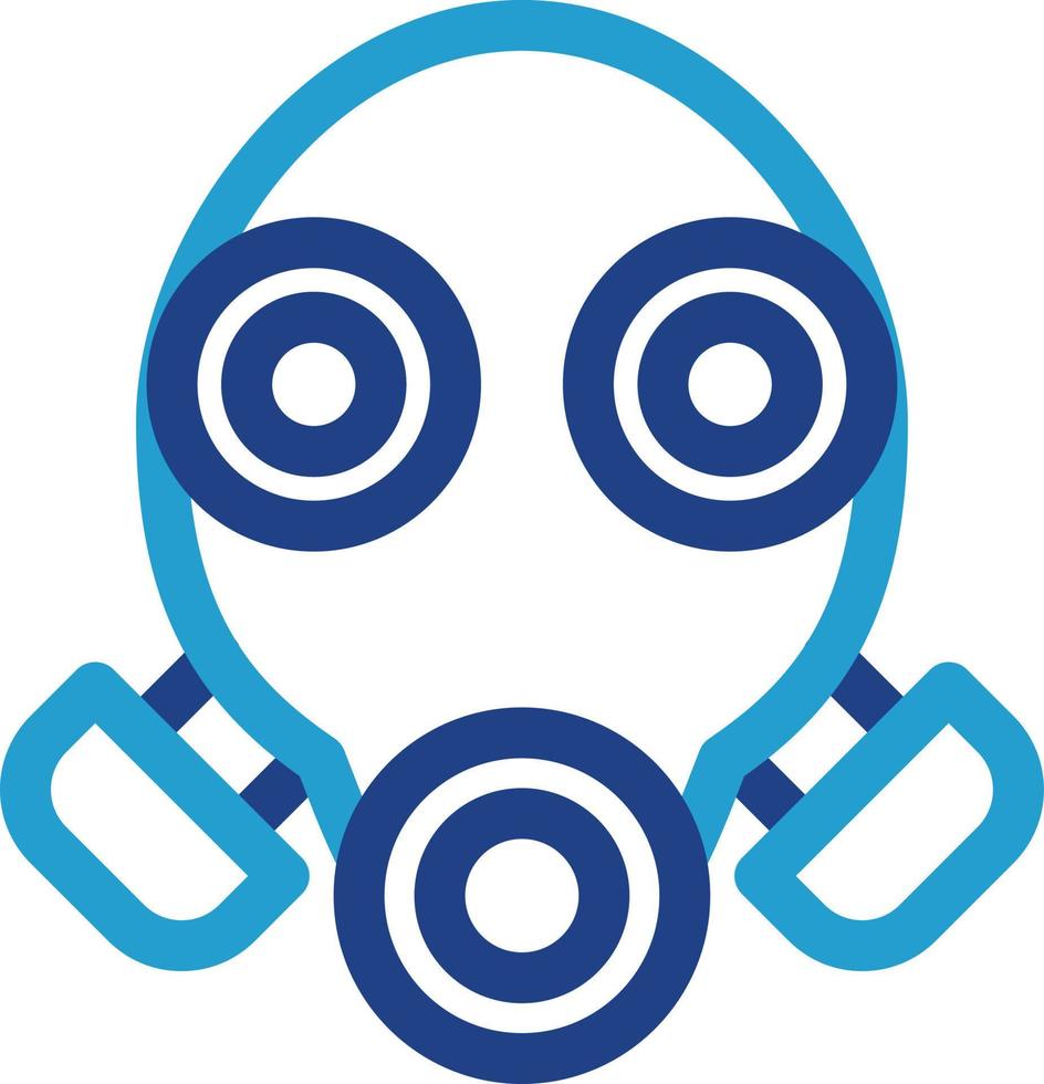 Gas Mask Vector Icon Design