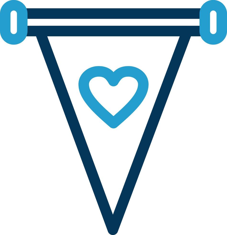 Pennant Vector Icon Design