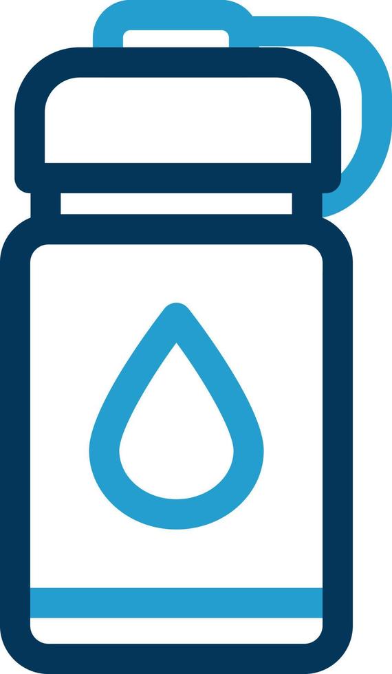 Water Bottles Vector Icon Design