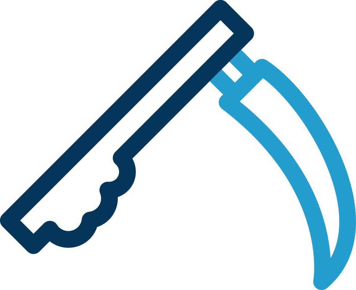 Scythe Vector Icon Design