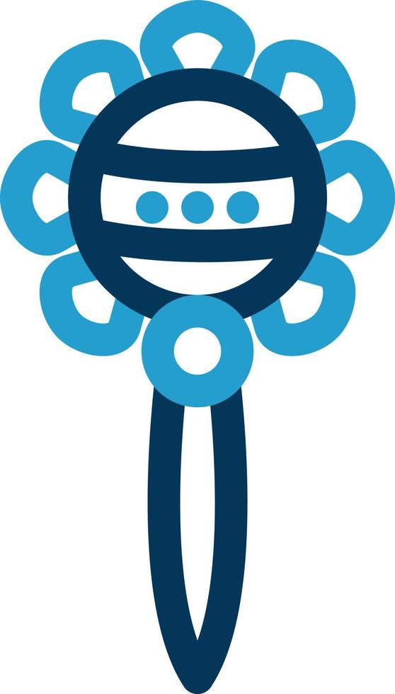 Rattle Vector Icon Design