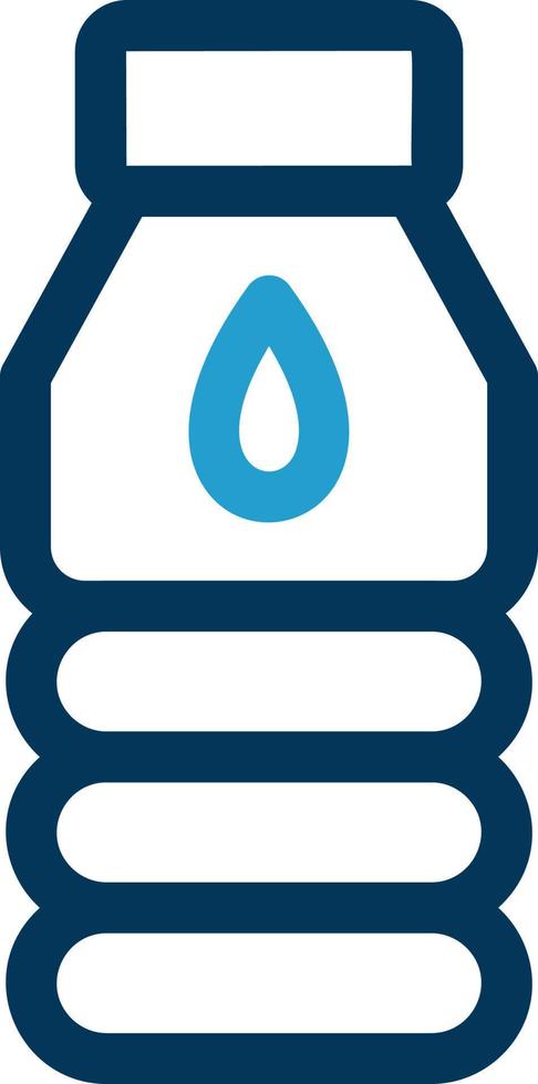 Water Flask Vector Icon Design