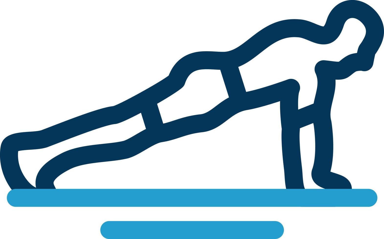 Push Ups Vector Icon Design