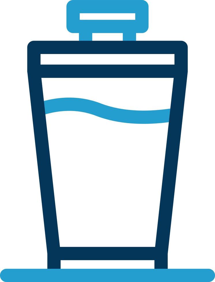 Protein Shake Vector Icon Design