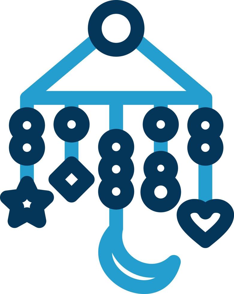 Baby Mobile Vector Icon Design
