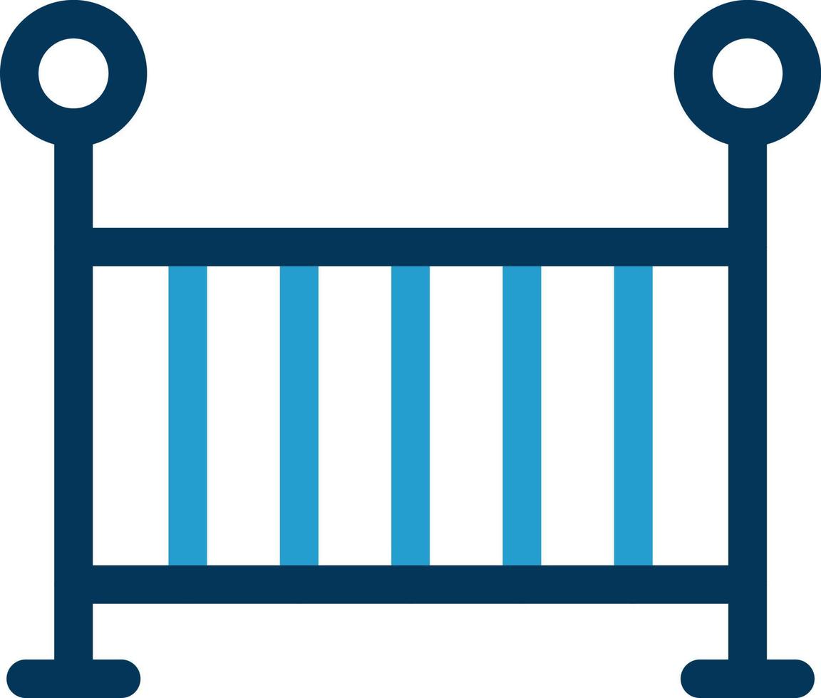 diseño de icono de vector de cuna de bebé
