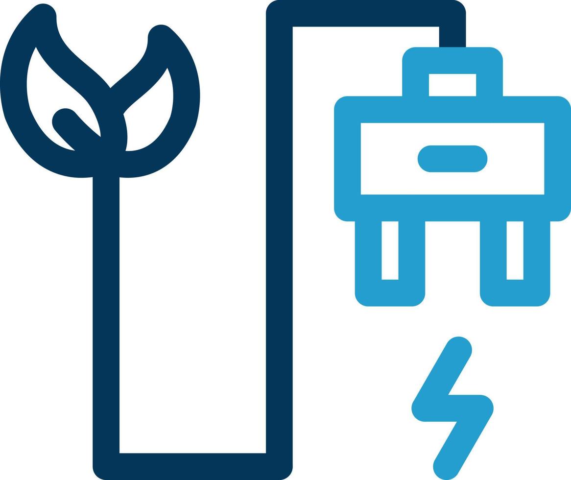 Eco Power Socket Vector Icon Design