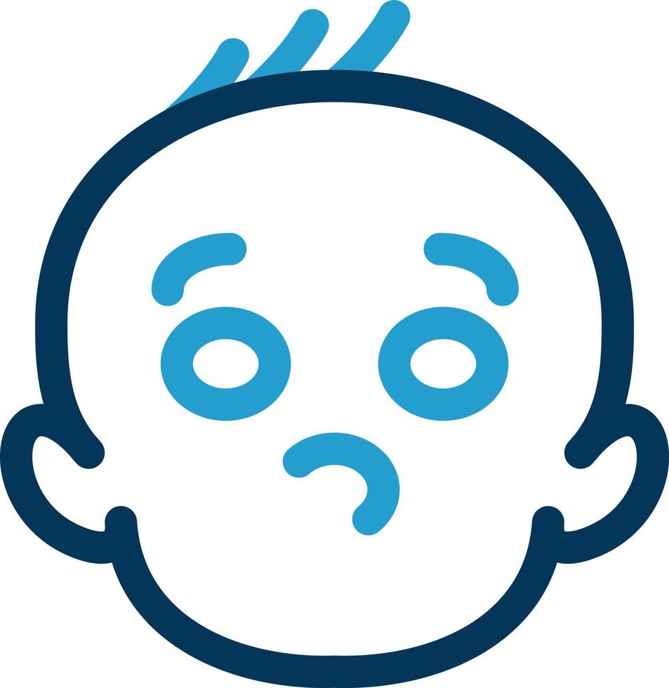 Baby Boy Vector Icon Design