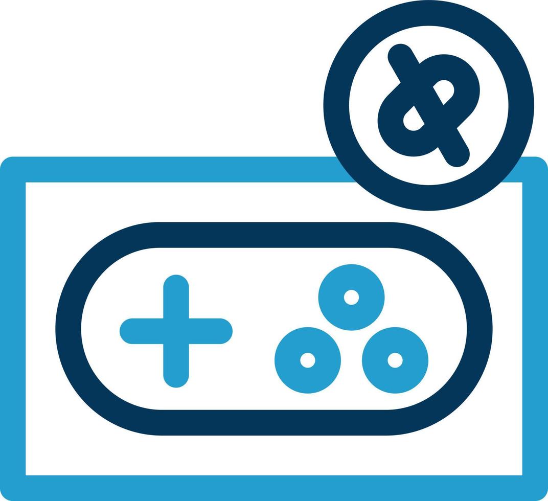 Game Disconnect Vector Icon Design